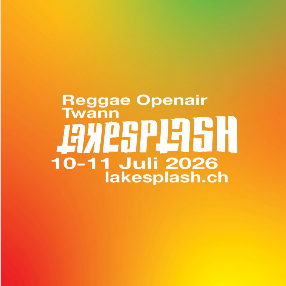 Lakesplash Reggaefestival Twann 2026